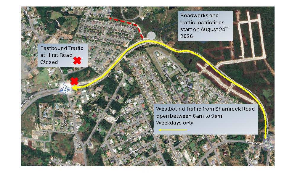 Public advisory - Scheduled Roadworks and Traffic Restrictions on the East West Agricola Connector Road