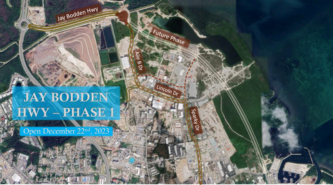 GRAND OPENING OF AIRPORT CONNECTOR ROAD: JAY BODDEN HIGHWAY