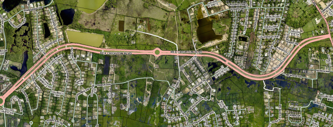EAST-WEST ARTERIAL UNDERGOES WIDENING FROM POINDEXTER TO HIRST ROAD
