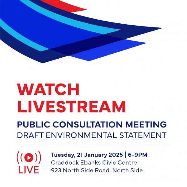 Public Consultation Meeting Draft Environmental Statement - WATCH LIVESTREAM January 21st 2025