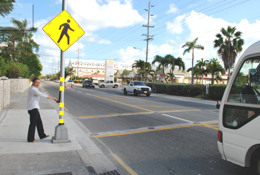 New Crosswalk for West Bay Road